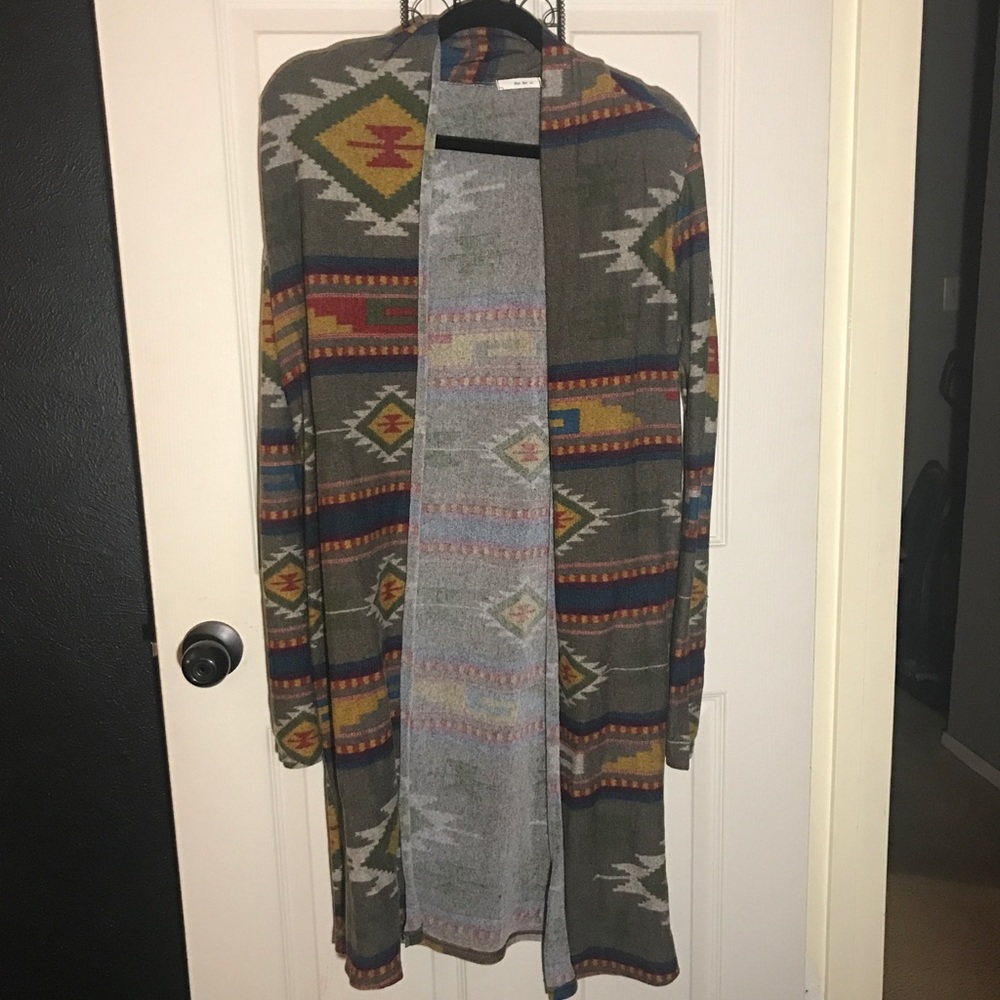 Aztec Print Sweater
